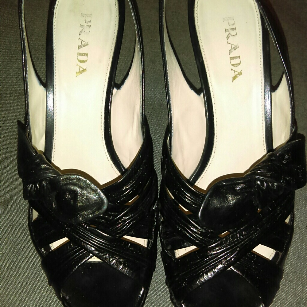 Black Prada Heels